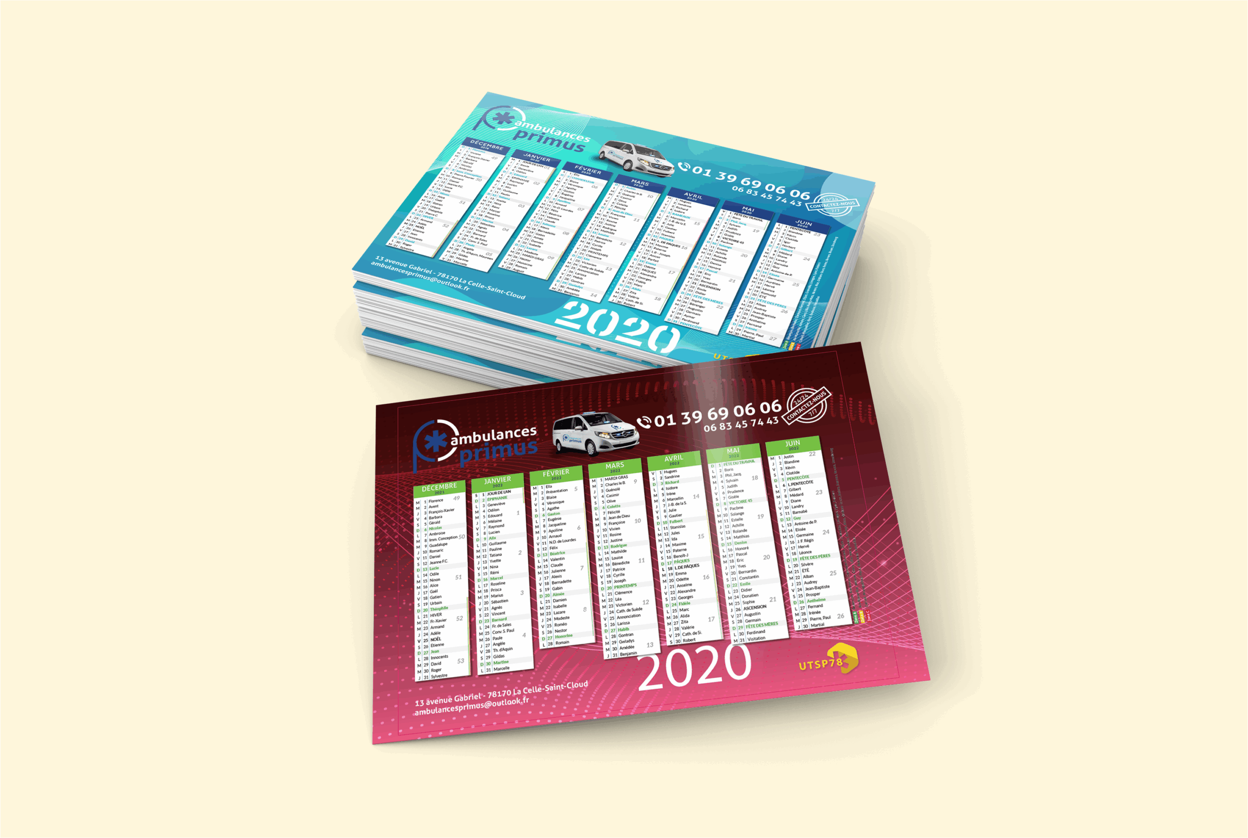 calendrier - ambulance primus