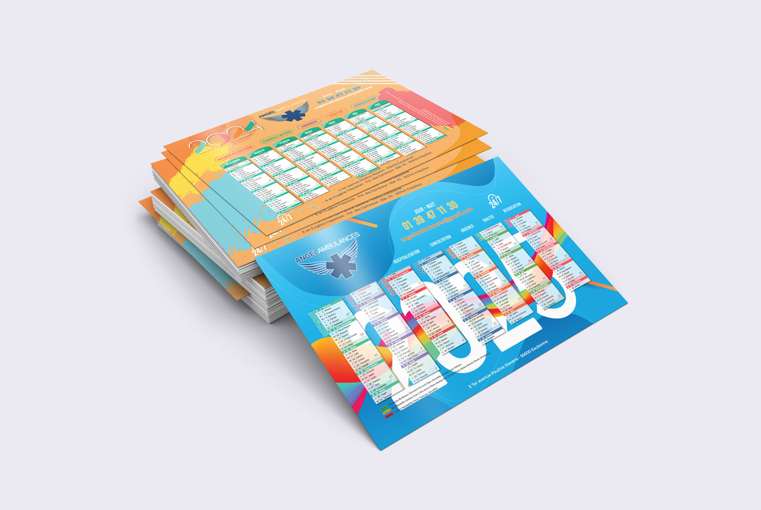 angel ambulances – calendrier